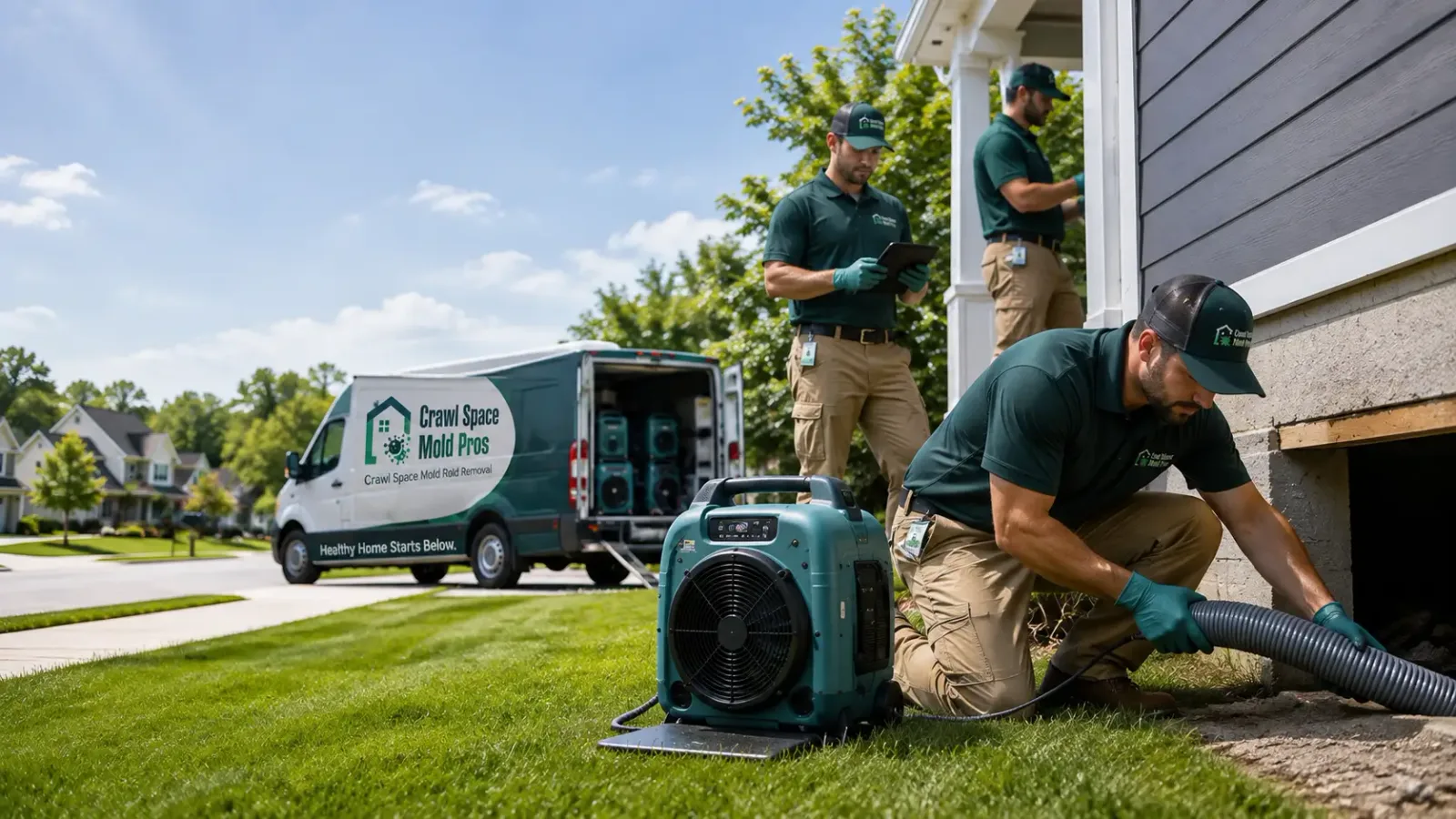 Crawl Space Mold Removal in Fulton, KS